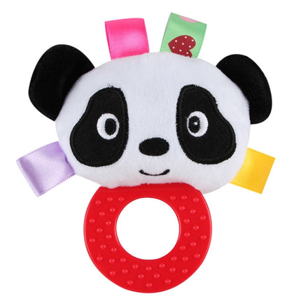 Infant Hand Gripping Gum Rattle Plush Toy, Color: Panda-garmade.com