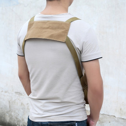 Multi-functional Chest Bag for Outdoor Sports Portable Storage Backpack(Tan)-garmade.com