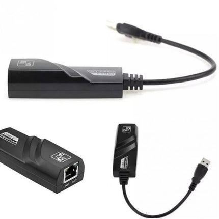 2 PCS USB3.0 Gigabit Network Card Laptop External Wired USB to RJ45 Network Cable Interface-garmade.com