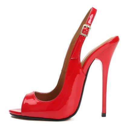 Women Sexy Fashion High Heels, Size:39(Red)-garmade.com