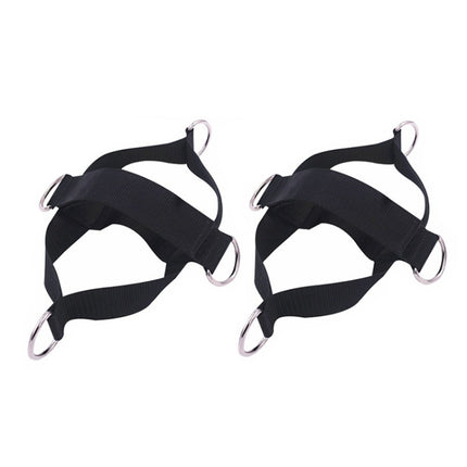 1 Pair Fitness Shoe Cover Pull Rope Fitness Equipment Straps(Black)-garmade.com