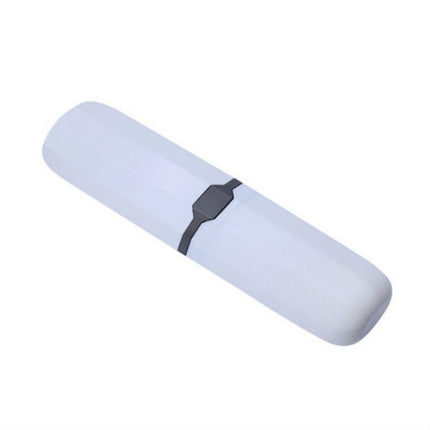 Outdoor Travel Portable Toothpaste Toothbrush Household Storage Cup Box Case(White)-garmade.com