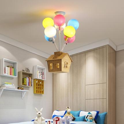 8 Heads Modern Led Fly House Ceiling Pendant Light Decorative Lighting for Kids Room(White Light)-garmade.com