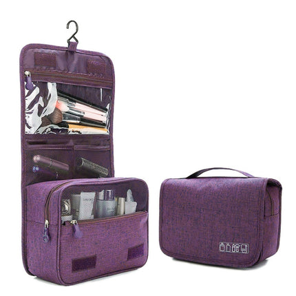 Cubes Portable Large Capacity Simple Multi-function Organize Bag Travel Storage Bag(Purple)-garmade.com