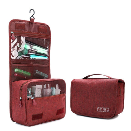 Cubes Portable Large Capacity Simple Multi-function Organize Bag Travel Storage Bag(Wine Red)-garmade.com