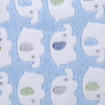 Cartoon Elephant Shape Soft Baby Blankets(Pink)-garmade.com