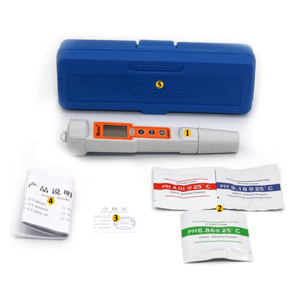 Kedida CT6322 PH Conductivity Temp Meter Portable LCD Digital Water Testing Measurement Pen-garmade.com
