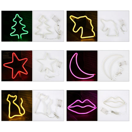 LED Neon Pendant Decoration Lamp Warm Night Light(Cactus)-garmade.com