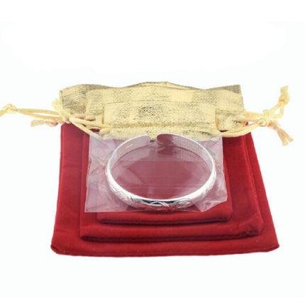Velvet Bag Jewelry Storage Bag Christmas New Year Holiday Blessing Bag, Size:7x9cm(Red)-garmade.com