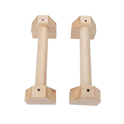 Wooden Single Parallel Bars Upside Down Exercise Stand Push-up Stand, Size: 50cm-garmade.com