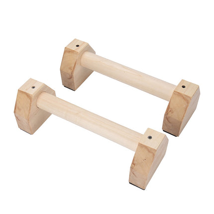 Wooden Single Parallel Bars Upside Down Exercise Stand Push-up Stand, Size: 50cm-garmade.com