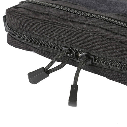 Nylon Outdoor Portable Commuter Sundries Storage Travel Bag(Black)-garmade.com