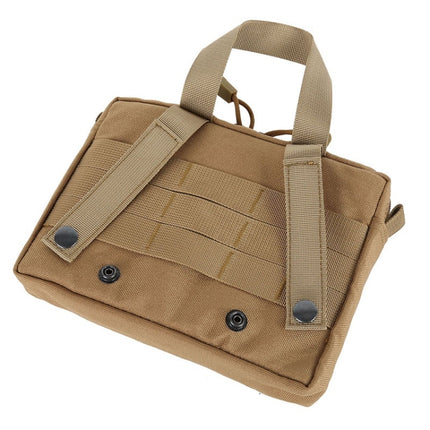 Nylon Outdoor Portable Commuter Sundries Storage Travel Bag(Mud)-garmade.com