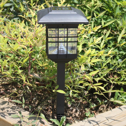 Solar Pillar Light Outdoor Waterproof Decorative Garden Lawn Wall Lamp(Warm White Light)-garmade.com