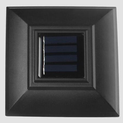 Solar Pillar Light Outdoor Waterproof Decorative Garden Lawn Wall Lamp(Warm White Light)-garmade.com