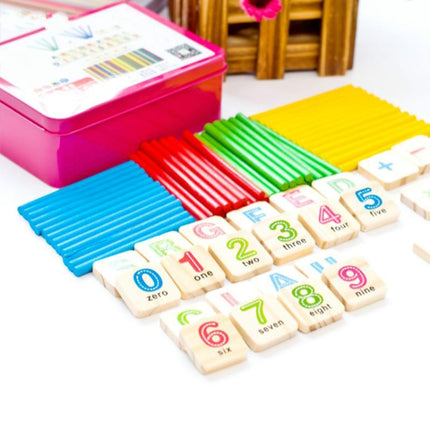 Montessori Early Learning Math Tools Digital Stick Children Kindergarten Teaching Aids(Upgrade)-garmade.com