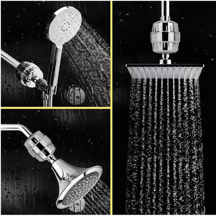 10-15 Layer Activated Carbon Bathroom Shower Filter Bathing Water Filter Purifier Water Shower Set(Water Purifier Filter)-garmade.com