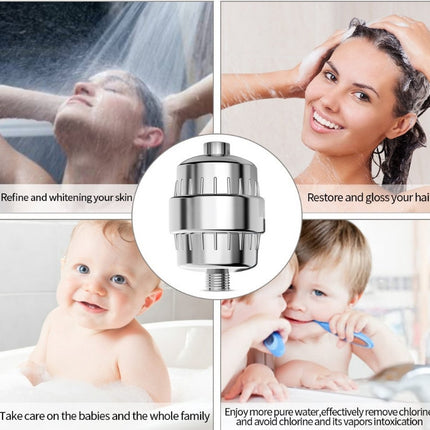 10-15 Layer Activated Carbon Bathroom Shower Filter Bathing Water Filter Purifier Water Shower Set(Water Purifier Filter)-garmade.com