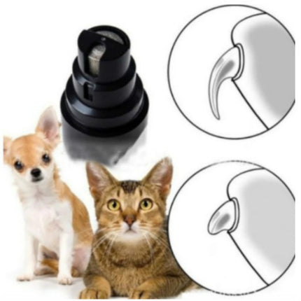 Pet Nail Polisher Cats and Dogs Clean Nails Electric Manicure, Style:PTy068 1 Block Silent Version-garmade.com