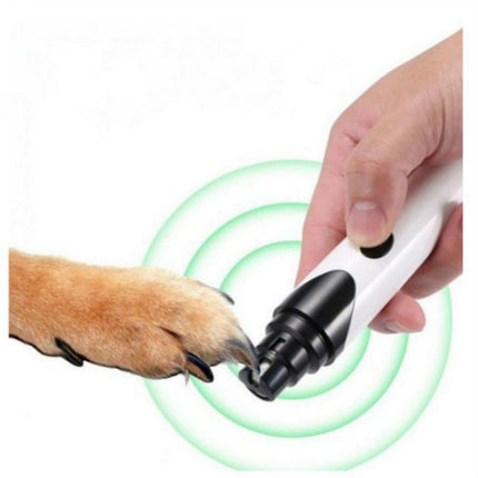 Pet Nail Polisher Cats and Dogs Clean Nails Electric Manicure, Style:PTy068 1 Block Silent Version-garmade.com