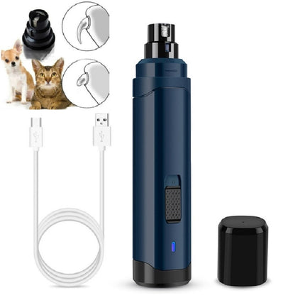 Pet Nail Polisher Cats and Dogs Clean Nails Electric Manicure, Style:PTy078 2 Block Professional Edition-garmade.com