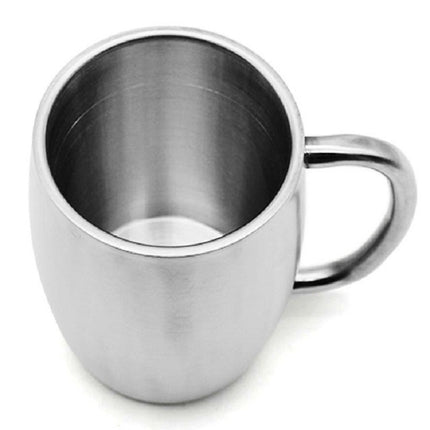 Stainless Steel Double Beer Mug Belly Cup-garmade.com