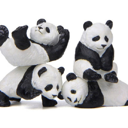 Panda Life Multi-shaped Micro-landscape Baked Landscape Doll Ornaments(Seated Panda)-garmade.com