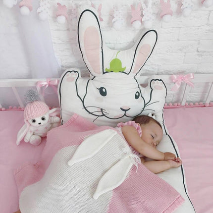 Children Blanket Thickening Crawling Game Carpet Mat, Style:Rabbit-garmade.com