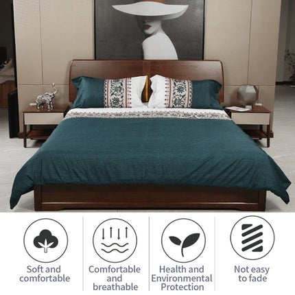 Comforter Bedding Sets Printing Duvet Cover Pillowcase, Without Bed Sheets, Size:220X240 cm-3PCS(Brown)-garmade.com