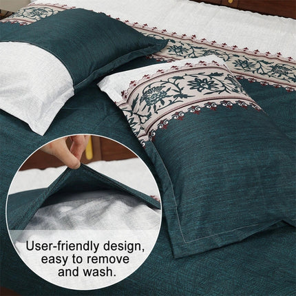 Comforter Bedding Sets Printing Duvet Cover Pillowcase, Without Bed Sheets, Size:220X240 cm-3PCS(Silver)-garmade.com