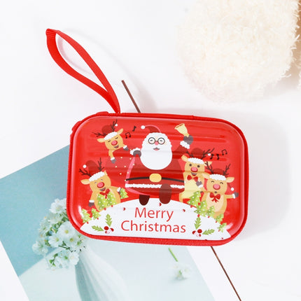 Christmas Cartoon Coin Purse Creative Square Storage Box Key Case(Type 2)-garmade.com