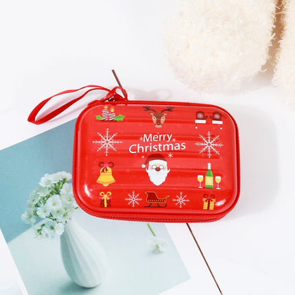 Christmas Cartoon Coin Purse Creative Square Storage Box Key Case(Type 3)-garmade.com