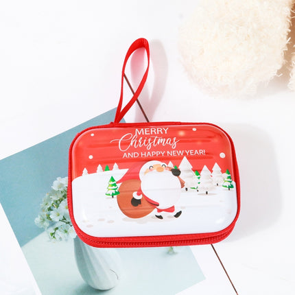 Christmas Cartoon Coin Purse Creative Square Storage Box Key Case(Type 6)-garmade.com