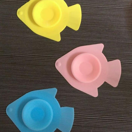 Double-sided Super Suction Cartoon Anti-collision Children Bowl Sucker(Blue Snail)-garmade.com