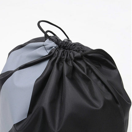 2 PCS Drawstring Pocket Clothing Bag Waterproof Beach Storage Bag(Red)-garmade.com