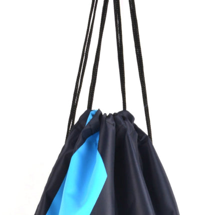 2 PCS Drawstring Pocket Clothing Bag Waterproof Beach Storage Bag(Black)-garmade.com