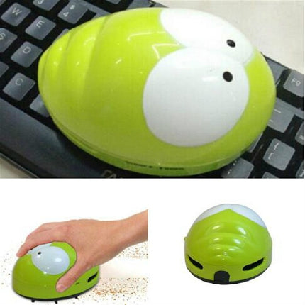 Portable Cute Mini Beetle Desktop Keyboard Cleaner(Blue)-garmade.com