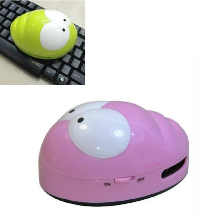 Portable Cute Mini Beetle Desktop Keyboard Cleaner(Pink)-garmade.com