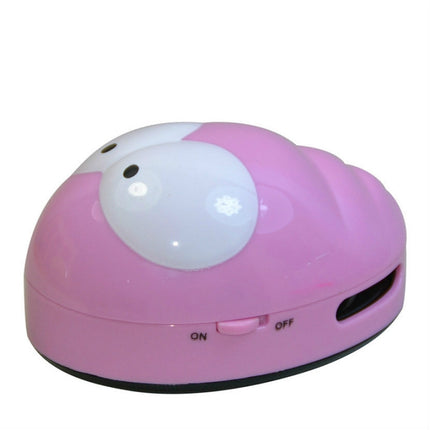 Portable Cute Mini Beetle Desktop Keyboard Cleaner(Pink)-garmade.com