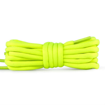 5 Pairs Bold Round Sneakers Casual Shoes Rope, Length:140cm(Green)-garmade.com