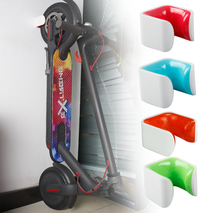 Electric Scooter Creative Parking Wall-mounted Bracket for Xiaomi ES1 / ES2 / ES4(Green)-garmade.com