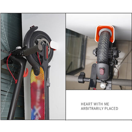 Electric Scooter Creative Parking Wall-mounted Bracket for Xiaomi ES1 / ES2 / ES4(Pink)-garmade.com