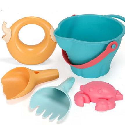 5 in 1 Outdoor Play Water Play Sand Soft Silicone Material Tool Children Play Water Toy Set-garmade.com