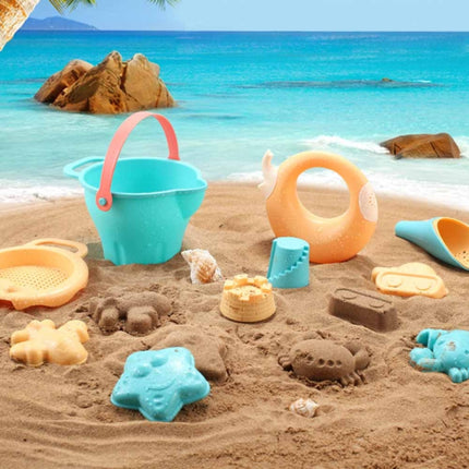 5 in 1 Outdoor Play Water Play Sand Soft Silicone Material Tool Children Play Water Toy Set-garmade.com