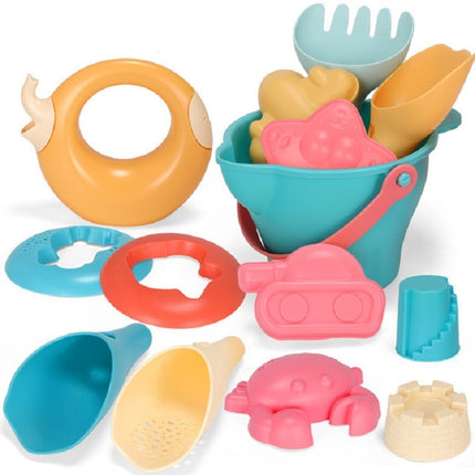 14 in 1 Outdoor Play Water Play Sand Soft Silicone Material Tool Children Play Water Toy Set-garmade.com