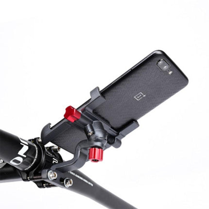 360 Rotate Eagle Claw Bionic Bike Phone Holder Mount Aluminum Bicycle Motocycle Handlebar Cellphone Stand Bracket(Black)-garmade.com