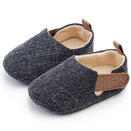 Infant Foot Care Soft Sole Non-slip Shoes 0-1 Year Old Baby Toddler Shoes, Size: Inner Length 11cm(Blue)-garmade.com