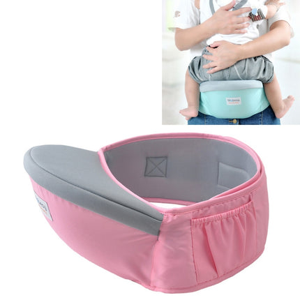 Waist belt Baby Carrier Waist Stool Walkers Baby Sling Hold Waist Belt Backpack(Pink)-garmade.com
