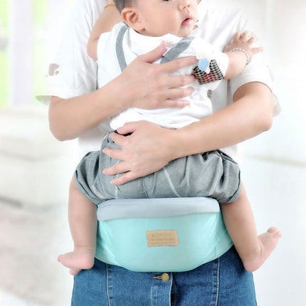 Waist belt Baby Carrier Waist Stool Walkers Baby Sling Hold Waist Belt Backpack(Khaki)-garmade.com