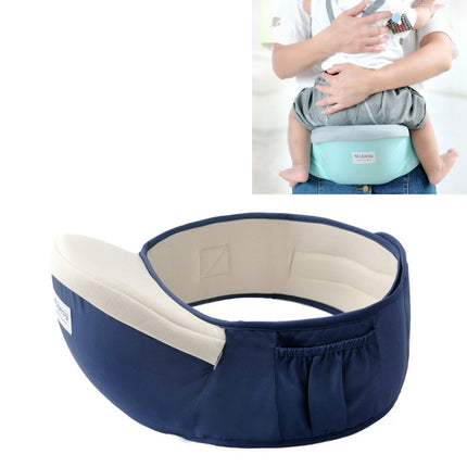 Waist belt Baby Carrier Waist Stool Walkers Baby Sling Hold Waist Belt Backpack(Blue)-garmade.com